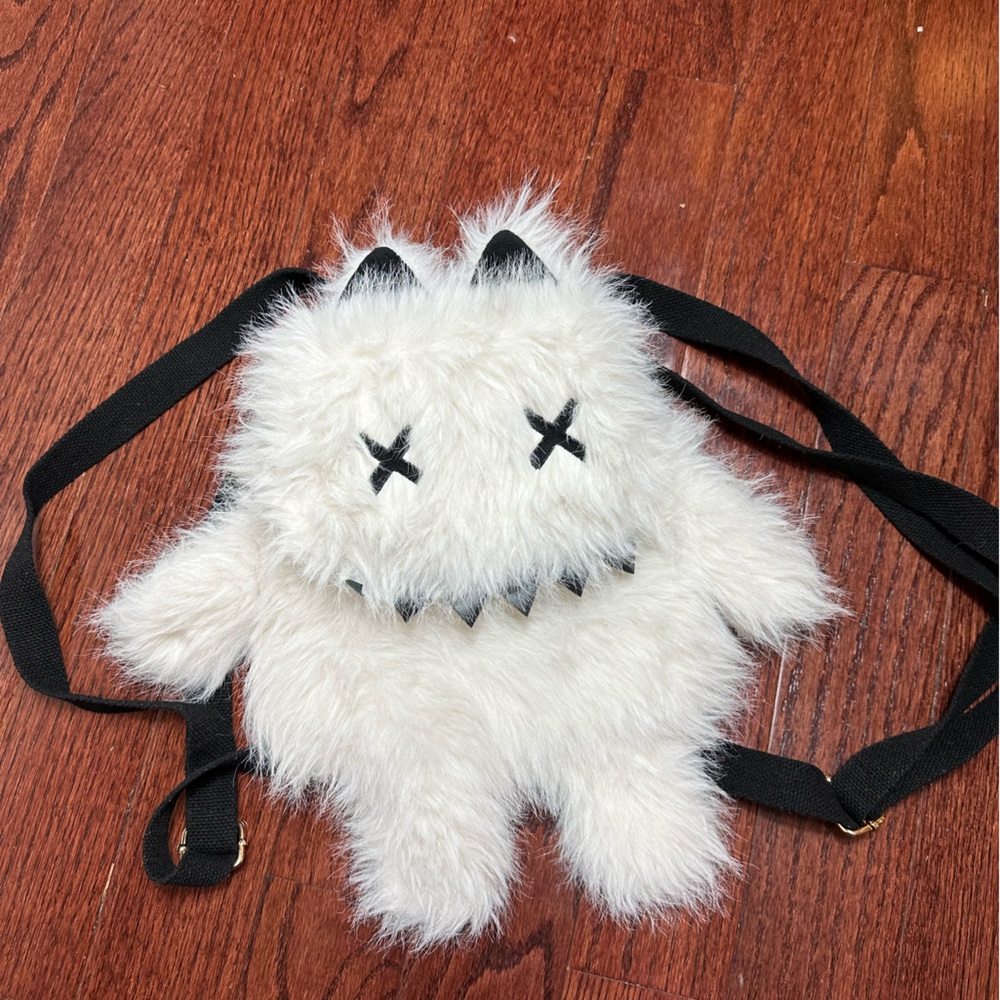 Furry Monster Backpack/ Purse - Picture 14 of 16